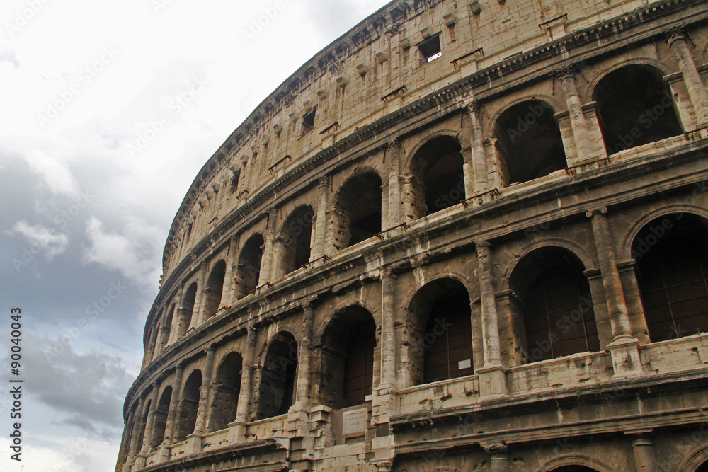Fototapeta premium Coliseo, amfiteatro de Roma, Amphitheatrum Flavium Romae