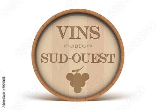 Tonneau Vins du Sud-Ouest