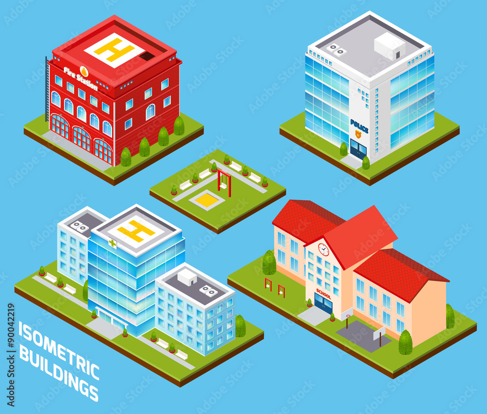 Government Buildings Set Government Buildings Set