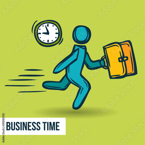 Time management business sketch