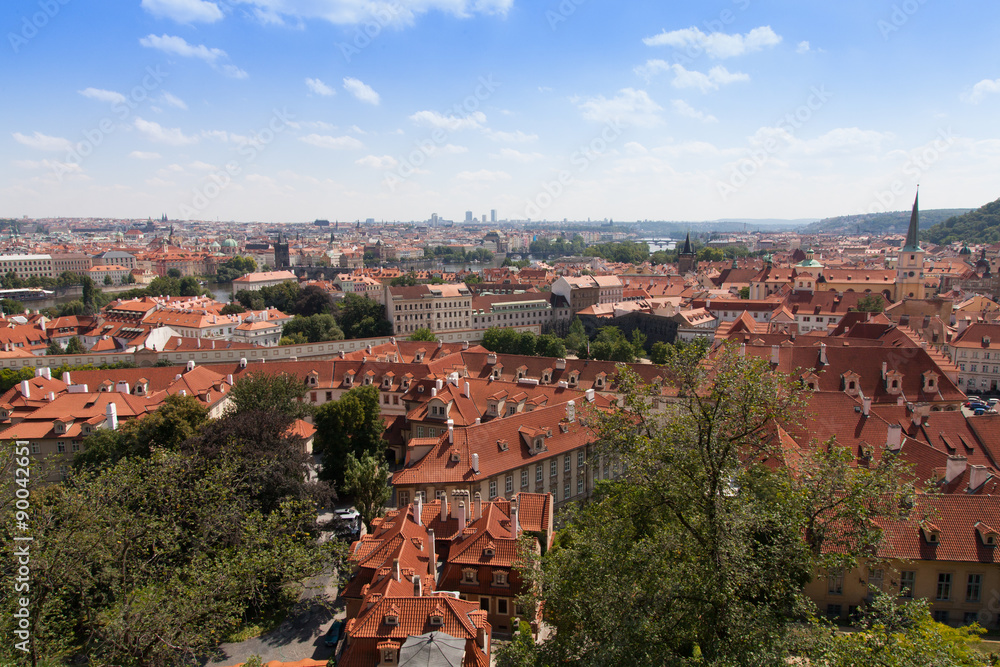 Vue générale de Prague - 2015