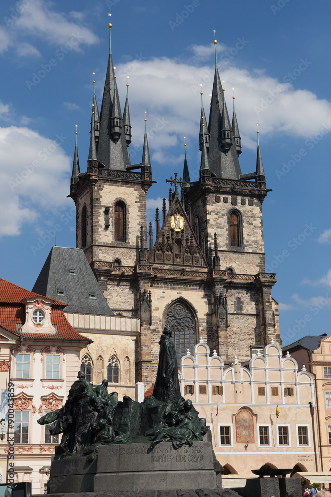 Church of Our Lady before Tyn in Prague, Czech Republic