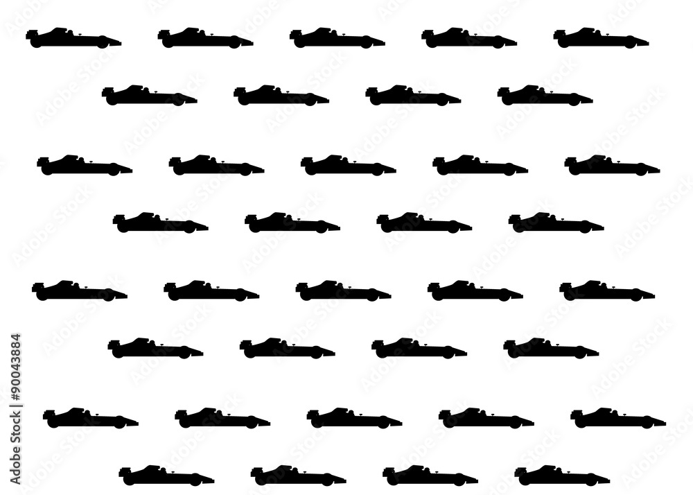 f1 car silhouette background