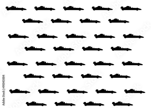 f1 car silhouette background
