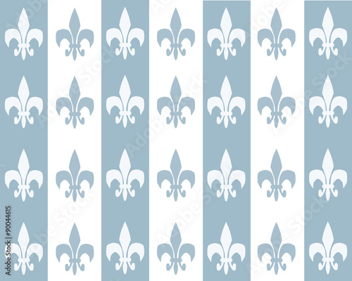 background pattern with blue fleur de lis