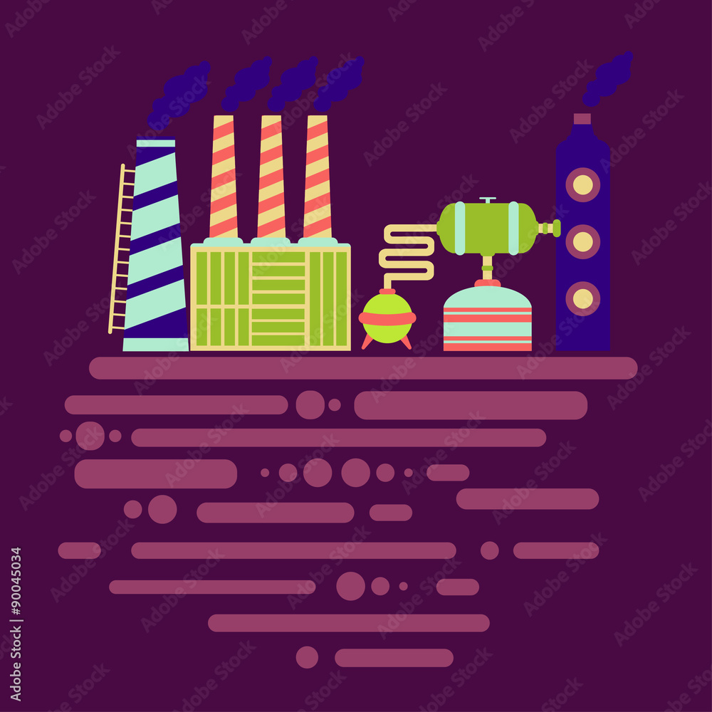 Obraz premium завод