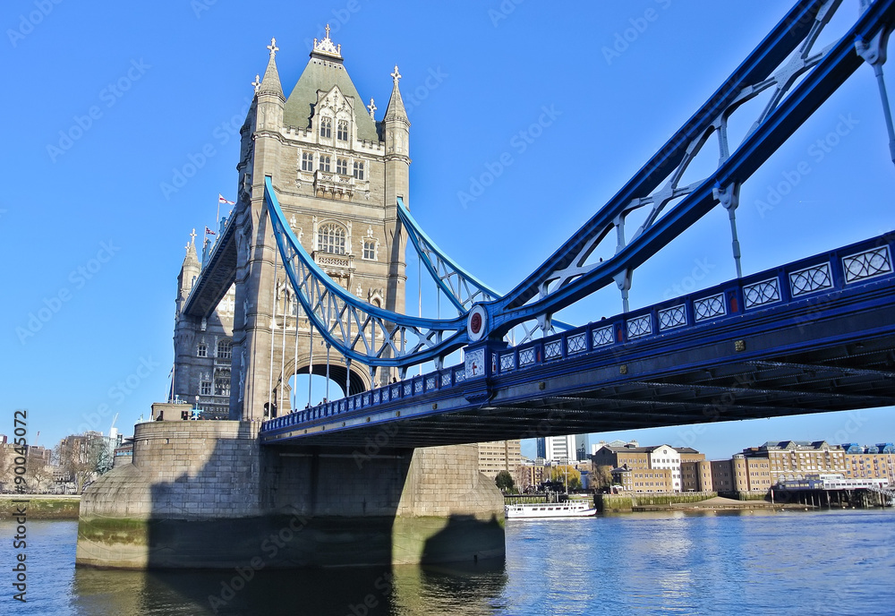 View of Tower Bridge in London