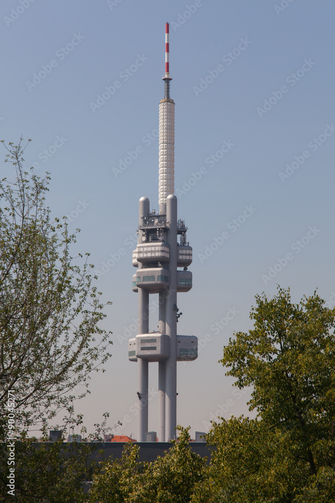 Fototapeta premium TV tower in Prague