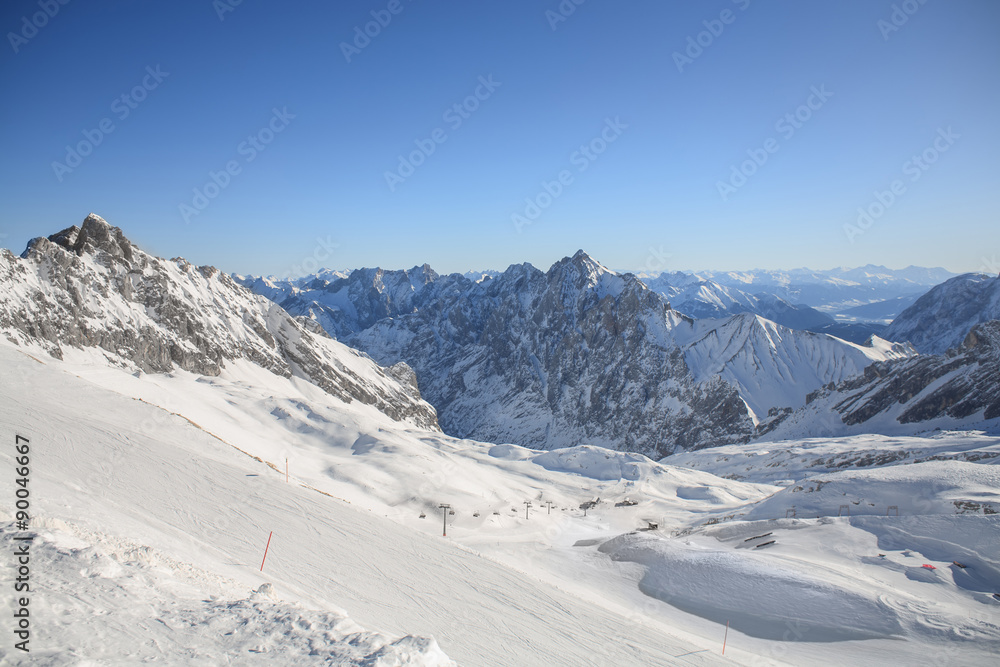 Ski area Zugspitze