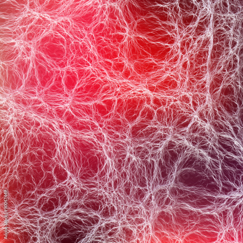 Mystical red organic abstract foam waves background