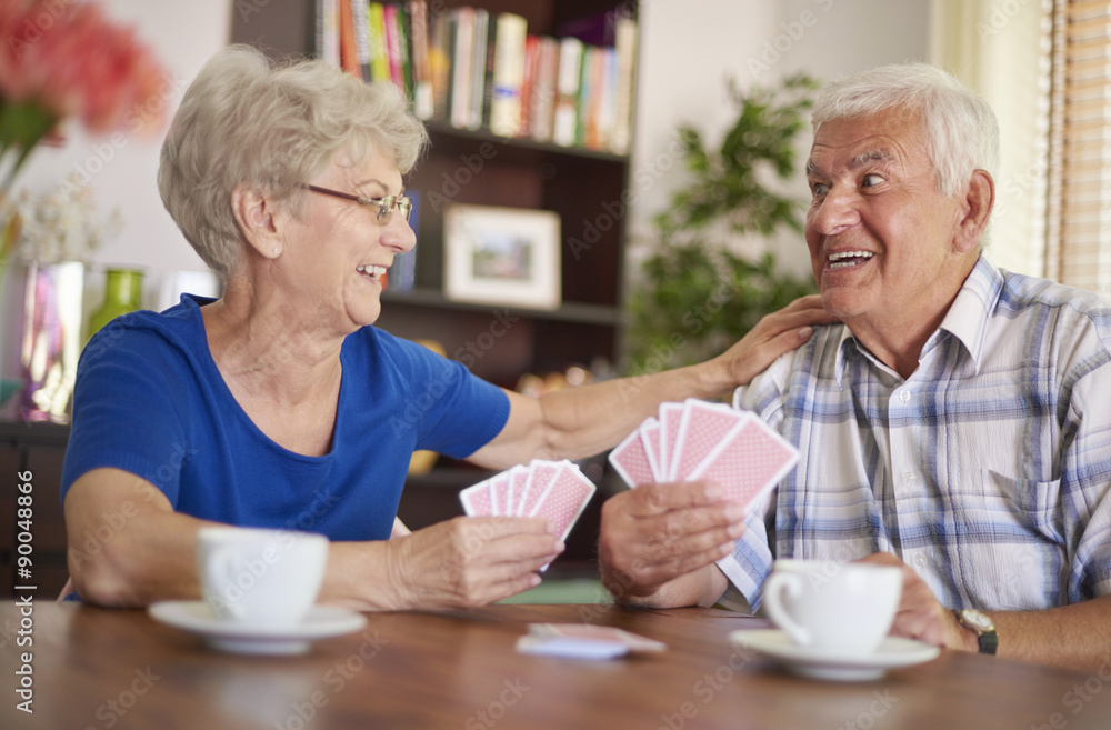 Playing cards is our common hobby Playing cards is our common hobby