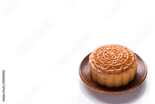 Traditional Mooncake. Mid-Autumn Festival moon cake