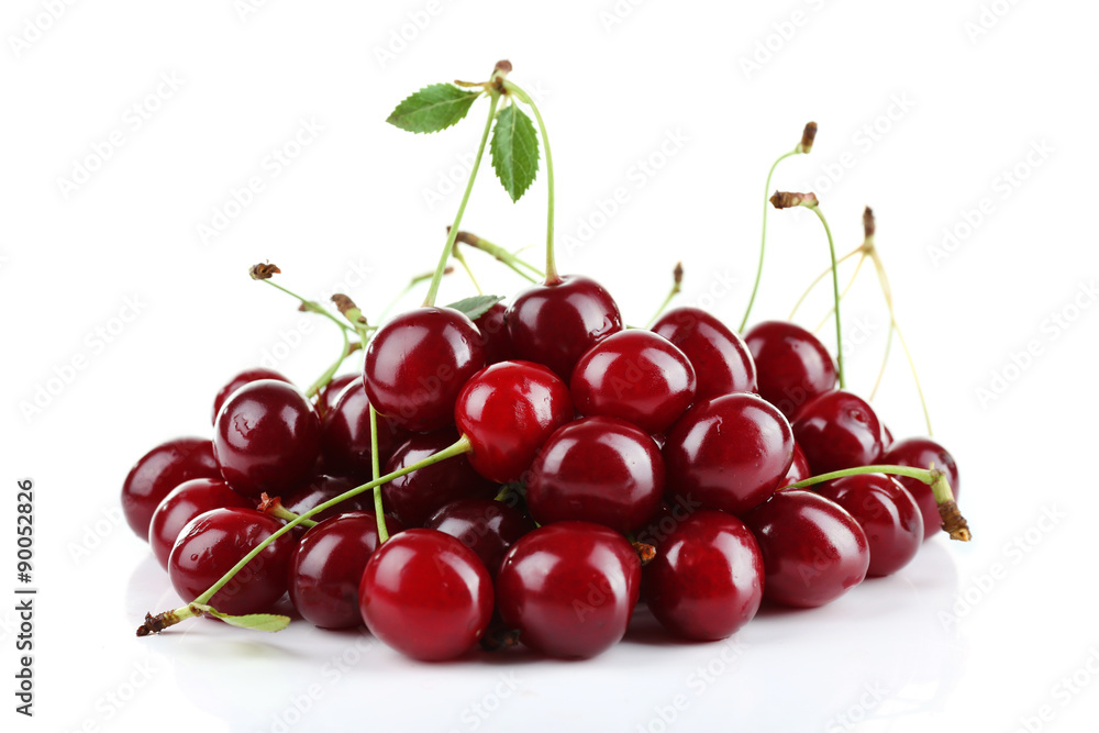 Cherries isolated on white Cherries isolated on white