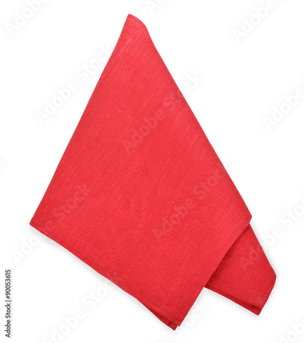 Red napkin
