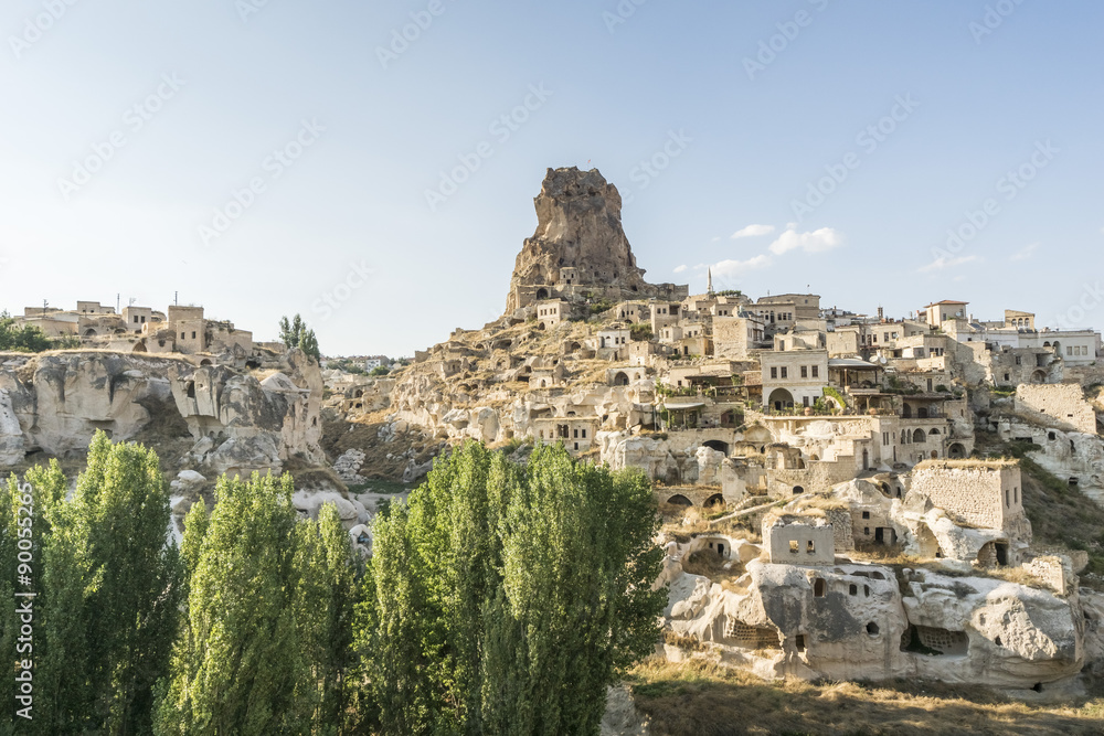 Fototapeta premium Ortahisar in Cappadocia, Turkey