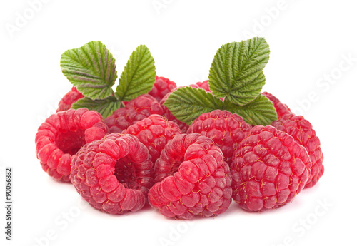 Raspberry fruit closeup