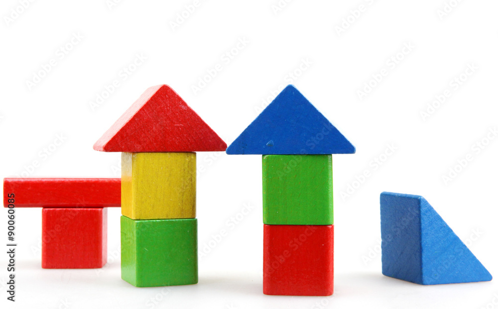 Wooden building blocks Wooden building blocks