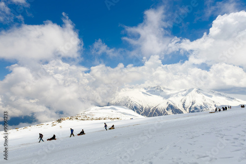 Panorama of Gulmarg, India