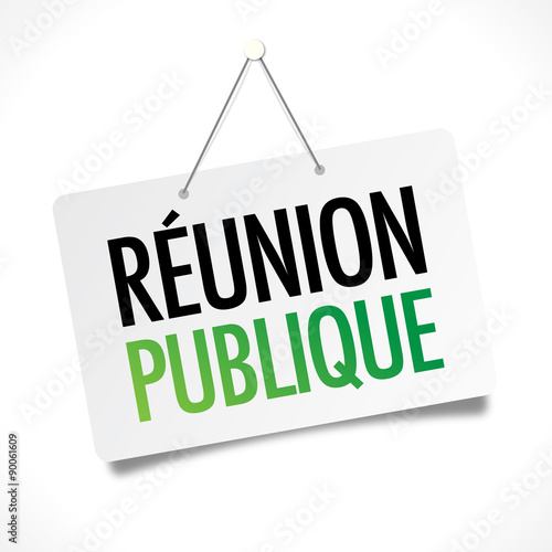 Réunion publique
