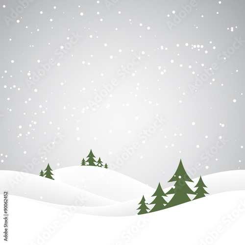 christmas snow hills