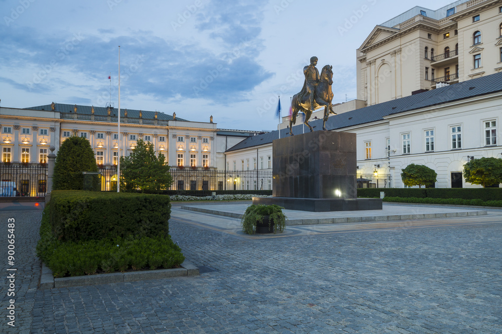 Fototapeta premium Pałac Prezydencki w Warszawie