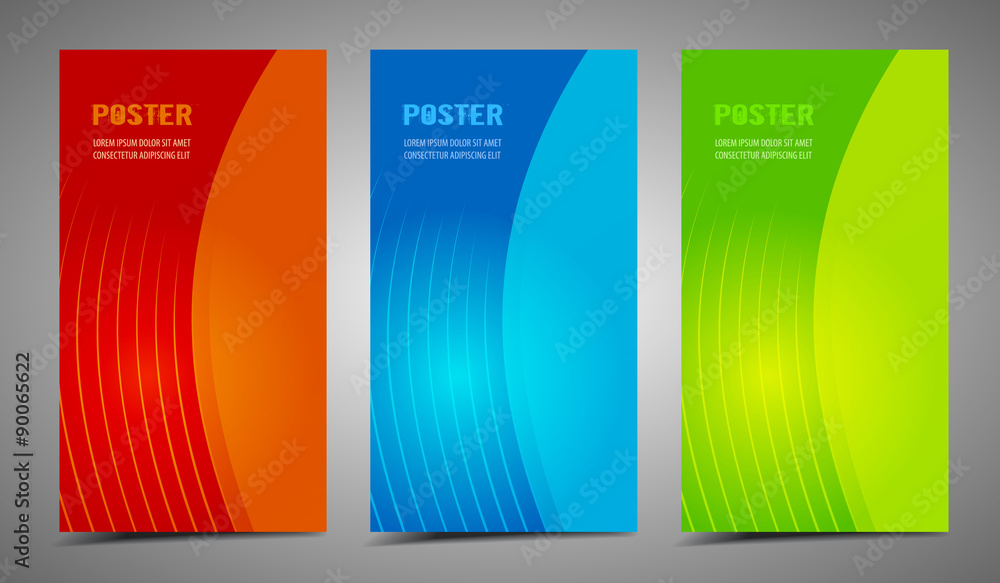 Professional and designer cards. Variety of uses, collection vector of modern color business templates card