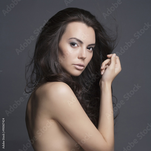 naked beautiful young woman