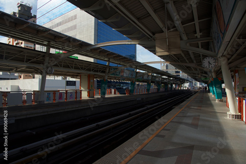 BTS Sanam Pao sky train station in Bangkok