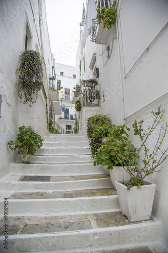Fototapeta Naklejka Na Ścianę i Meble -  Stairs in Bari, Italy