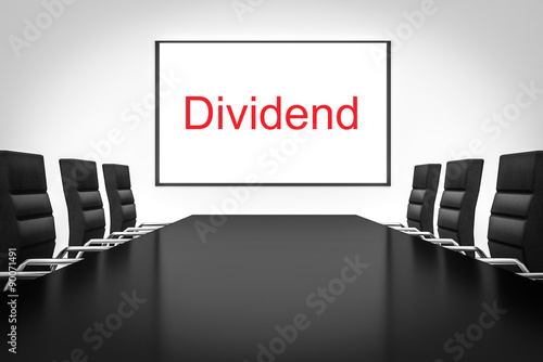 conference room whiteboard dividend