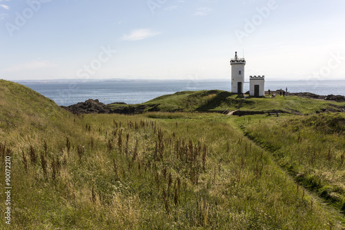 Evening view of Elie Lighthouse in Fife