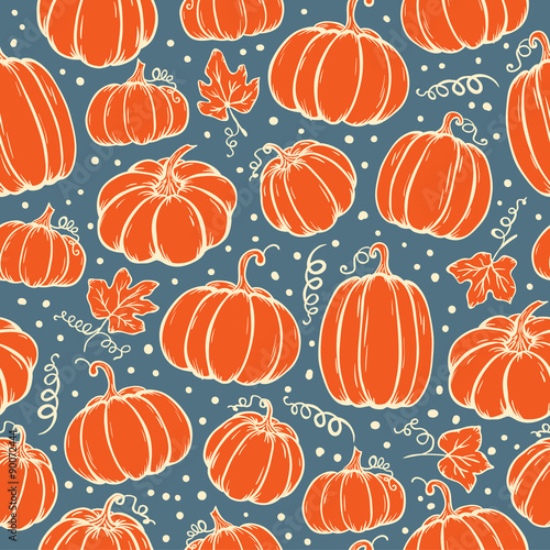 Pattern of pumpkins