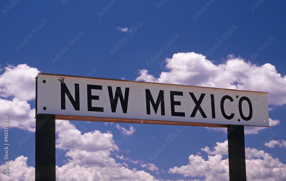 Obraz premium Welcome to New Mexico Sign