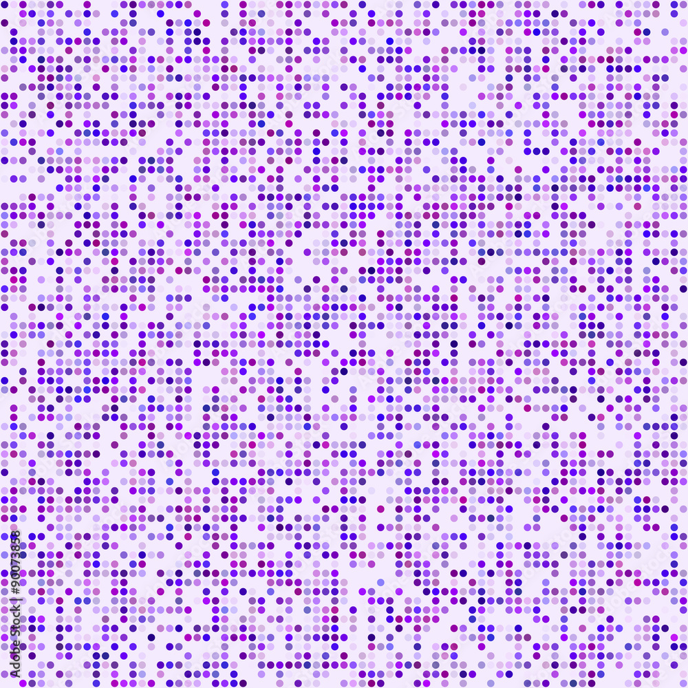 Purple pixel dots mosaic background