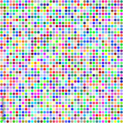 Multicolor circle mosaic background