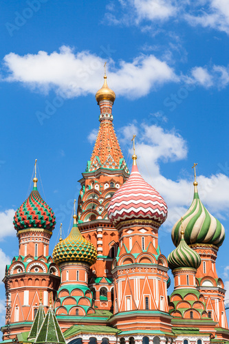 Pokrovsky cathedral on Red Square in Moscow