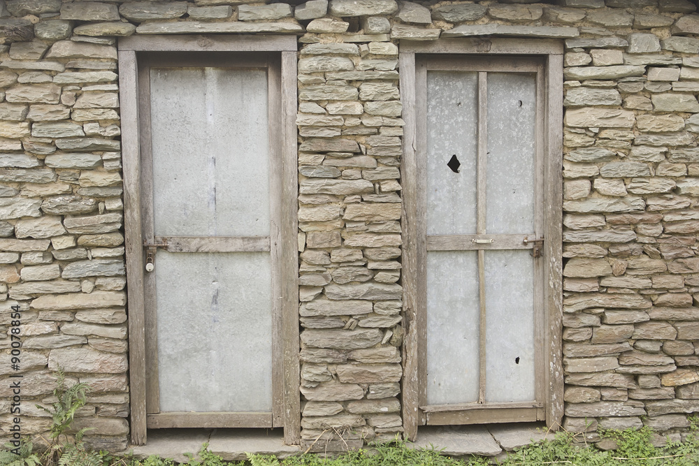 The Old wooden Door, Background The Old wooden Door, Background