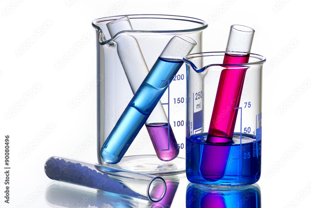 Different Kinds of Chemicals in Test Tubes Different Kinds of Chemicals in Test Tubes