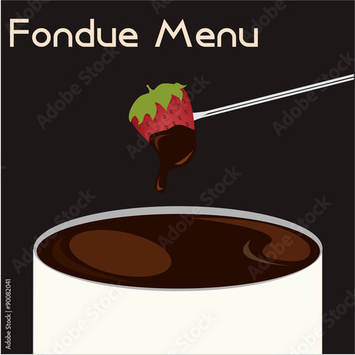 Fondue menu