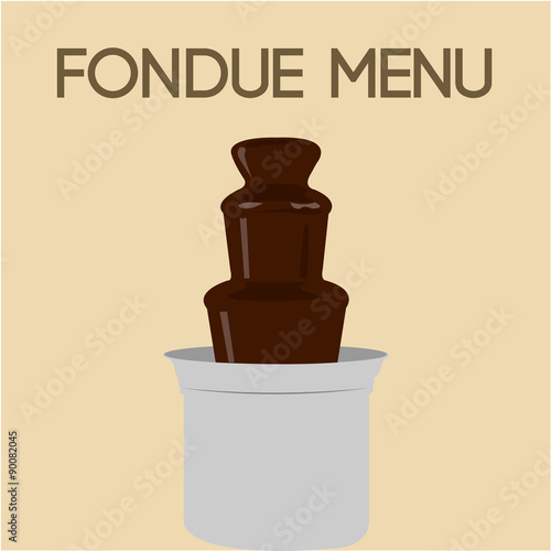 Fondue menu