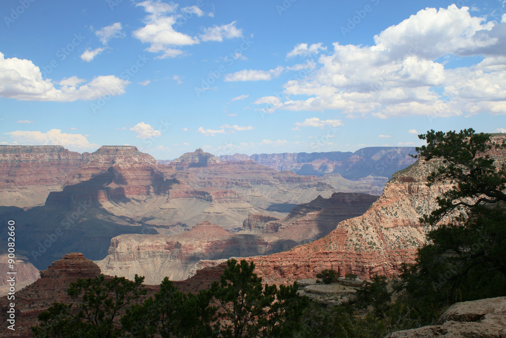 View of the South Rim, Grand Canyon National Park, Arizona, United States