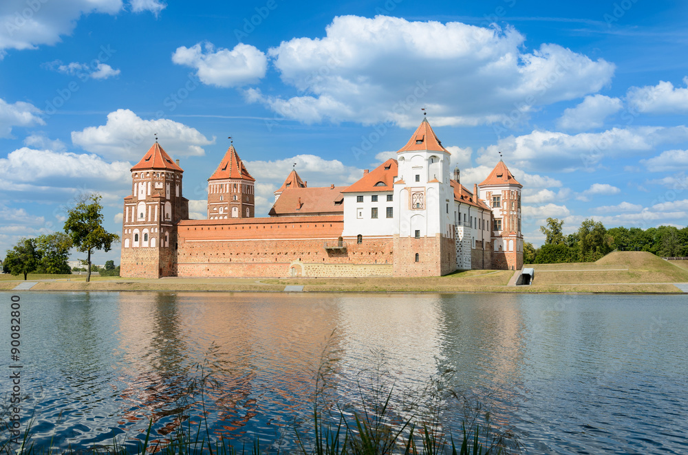 Medieval castle in  Belarus