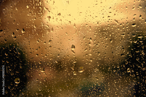 Raindrops on the window