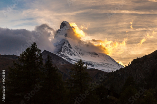 Matterhorn in Swiss Alps
