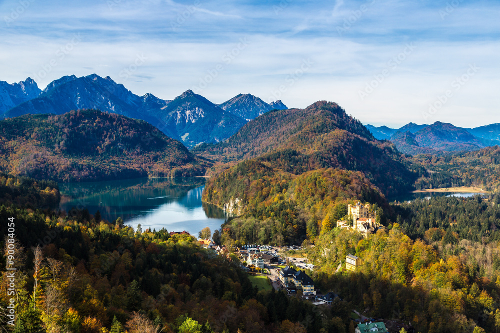 Alps and lakes in Germany Alps and lakes in Germany