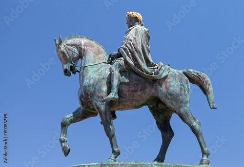 Statue of Napoleon Bonaparte on a horse