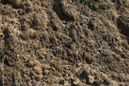 Brown soil or earth texture material © dan_alto
