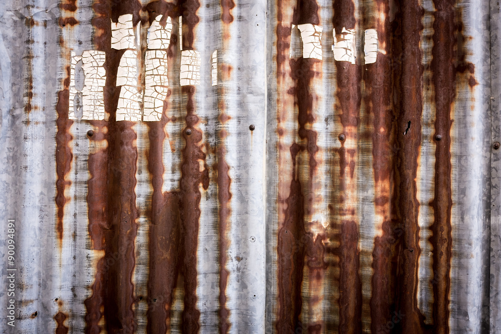 Rusty galvanized steel texture Rusty galvanized steel texture