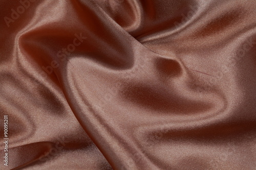 Brown silk texture satin velvet material or elegant wallpaper de