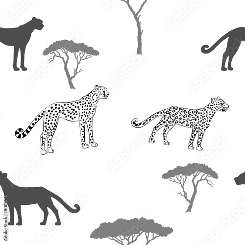 Seamless pattern with savanna animals-04
